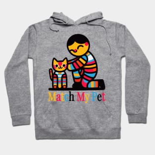 Match My Pet: Joyful Human-Cat Bonding Hoodie